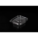 Caserole plastic PET (Polyethylene Terephthalate) reciclabil cu capac atașat - 150 gr