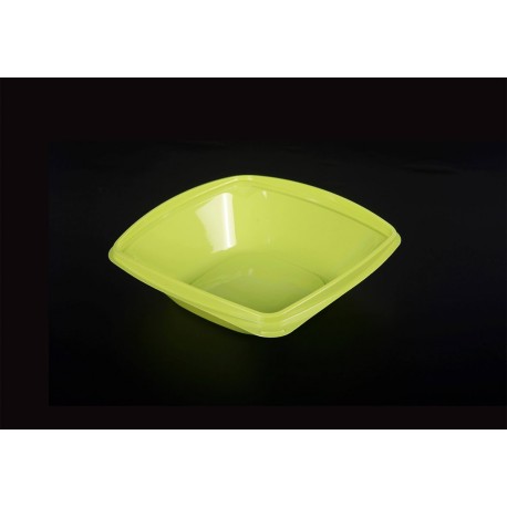 Bol salata patrat, Verde - 750cc