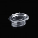 Sosiera ovala din PET (Polyethylene Terephthalate)CC cu capac atasat - 30 ml