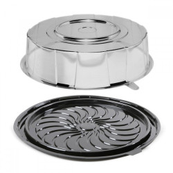 Capac plastic PET pentru tort - Ø25 H6