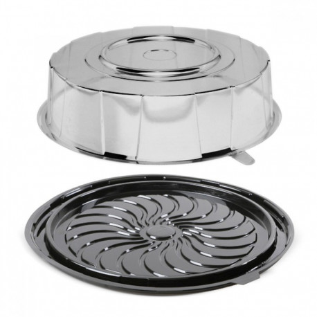Capac plastic PET pentru tort - Ø25 H6