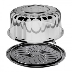 Capac plastic PET pentru tavita tort - Ø29 (Large)