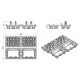 Cofrag oua (PET) - 12 buc (2x6cuiburi)