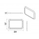 Capac plat PET