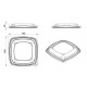 Capac transparent pt. Boluri de salata (DCL-321, DCL-322)
