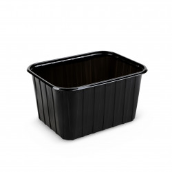 Caserole fructe/legume - fara capac, Negru (tratat antiaburire) - 1000 GR